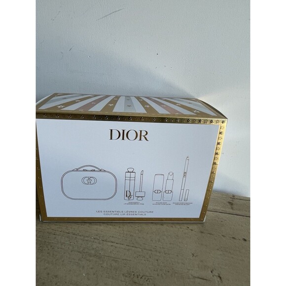 NWT DIOR Couture Lip Essentials Holiday 2025 Gift Set Limited Edition w Pouch - Picture 2 of 5